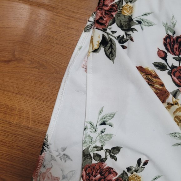 🌸🌸🌸J for Justify White Floral Dress Size 2X - Picture 6 of 6